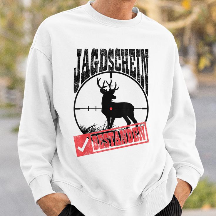 Hunting Schein Bestanden Hunter Deer Hunting Hunter Testing Sweatshirt Geschenke für Ihn