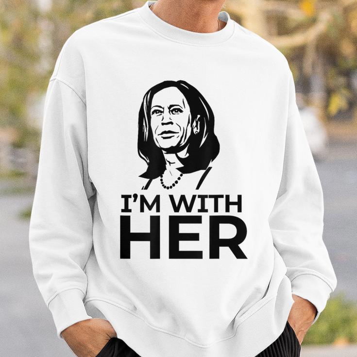 Ich Bin Bei Ihrer Wahlpräsidentin Kamala Harris 2024 Meme Sweatshirt Geschenke für Ihn