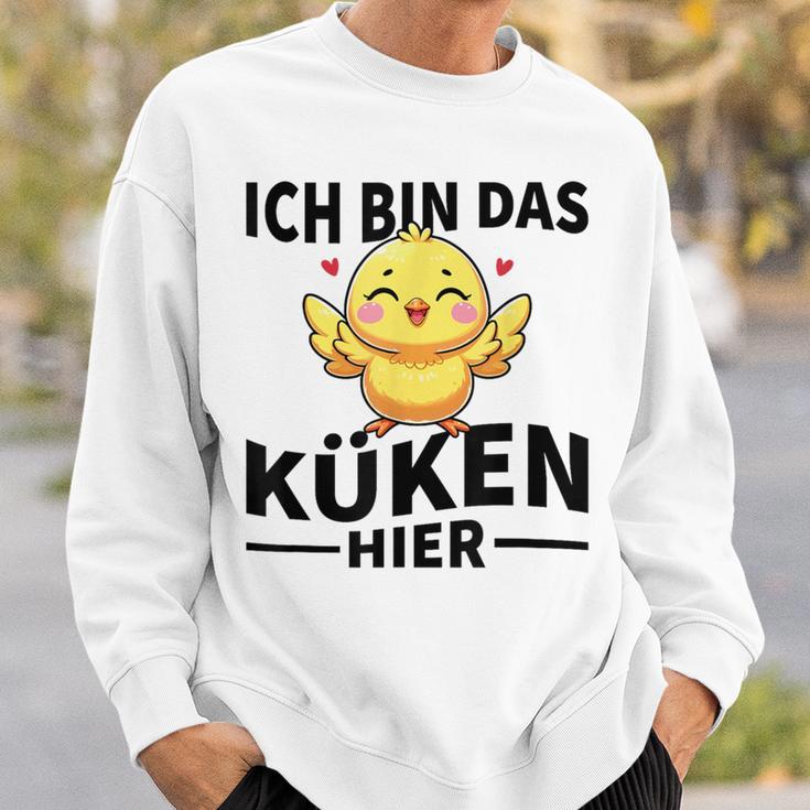 Ich Bin Das Küken Hier Kücken Sweatshirt Geschenke für Ihn