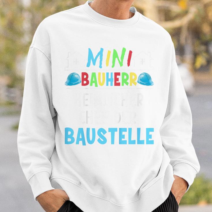 Kinder Alles Gute Zum Richtfest Mini Bauherr 2023 House Building Sweatshirt Geschenke für Ihn