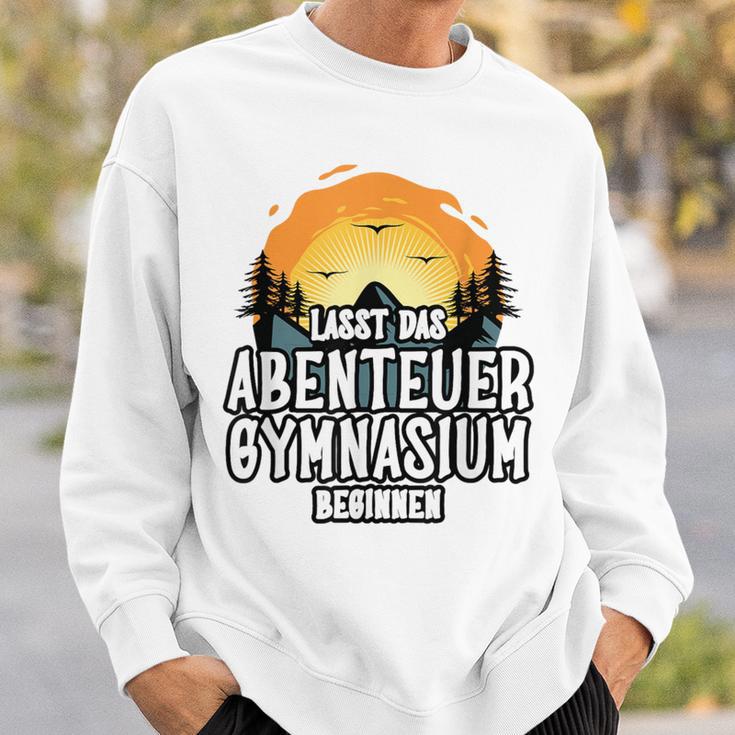 Lassen Das Abenteuer Gymnasium Beginn Gymnasium 5 Class Blue S Sweatshirt Geschenke für Ihn