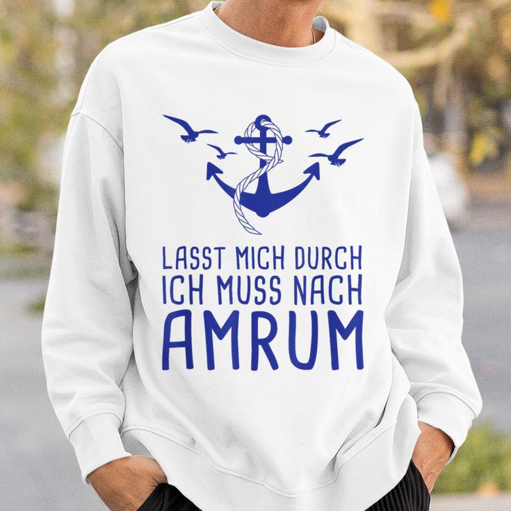 Lasst Mich Durch Ich Muss Nach Amrum Holiday Sweatshirt Geschenke für Ihn