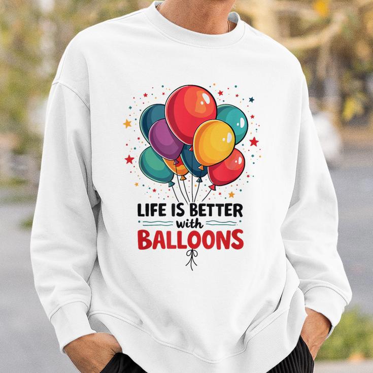 Lustiger Looner Mit Aufschrift „I Love Balloons“ Für Ballonliebhaber Sweatshirt Geschenke für Ihn