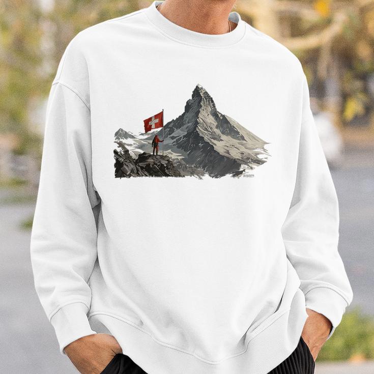 Matterhorn Bekleibung Gray Sweatshirt Geschenke für Ihn