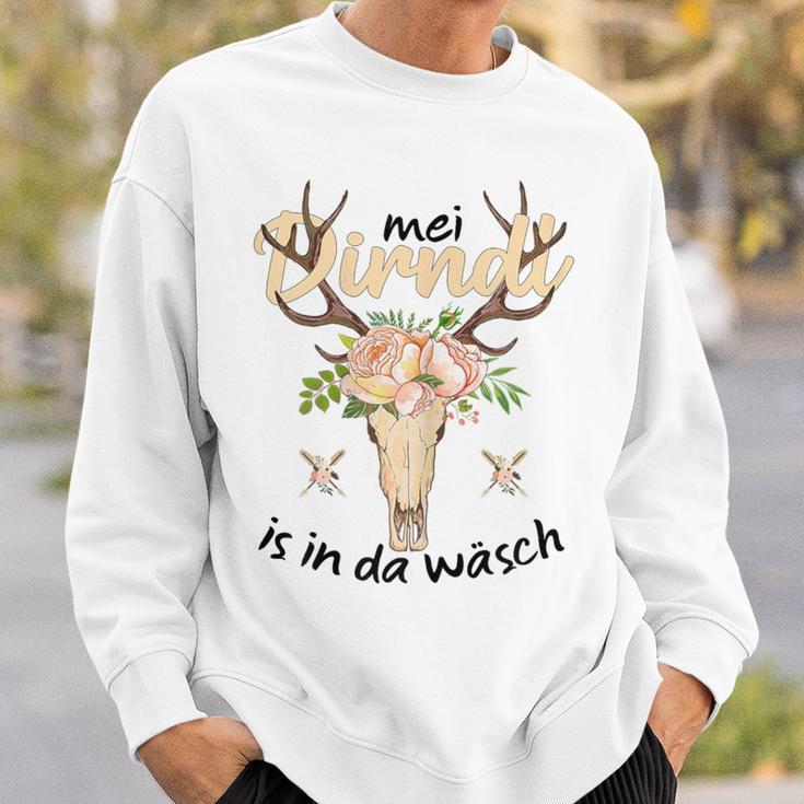 Mei Dirndl Is In Da Wäsch Oktoberfest Dirndl Costume Replacement Sweatshirt Geschenke für Ihn