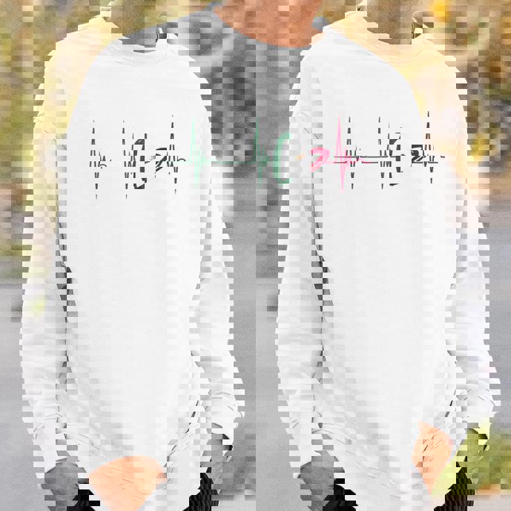 Mexico Heart Mexico Flag Heartbeat Ekg Pulse Mexican Roots Sweatshirt Gifts for Him