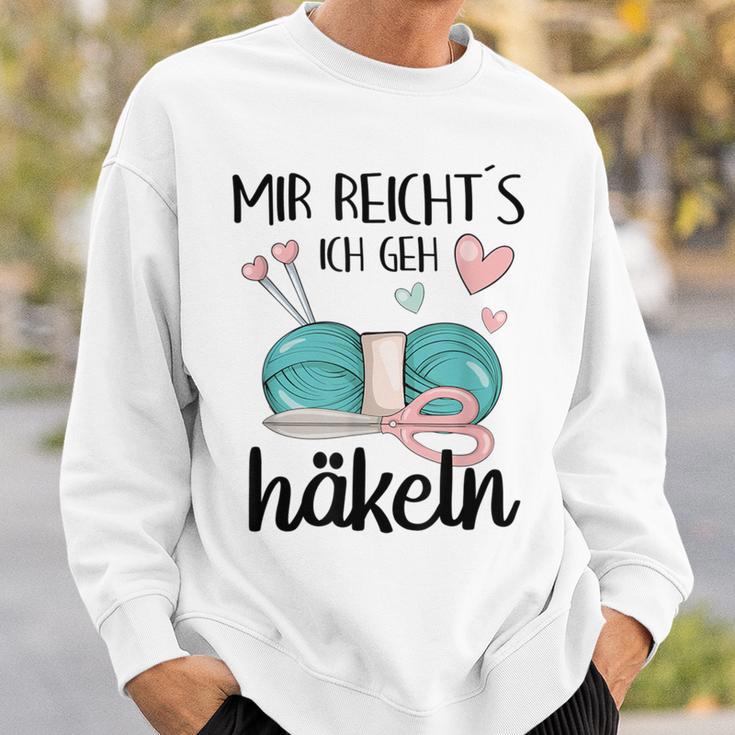 Mir Reichts Ich Geh Crocheted Wool Crochet Hook Sweatshirt Geschenke für Ihn