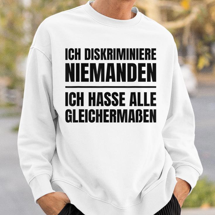 Misanthrop Menschenfeind Gray Sweatshirt Geschenke für Ihn