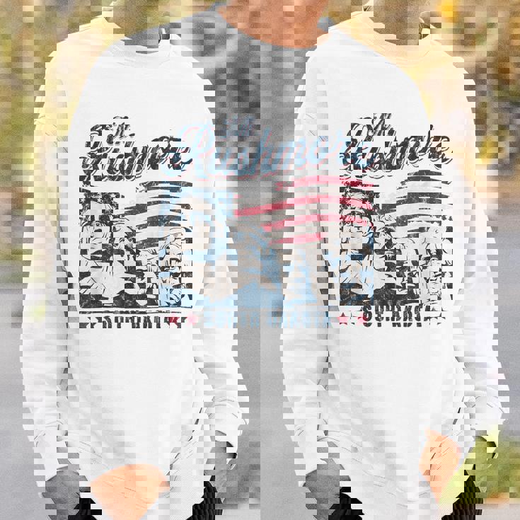 Mount Rushmore South Dakota Souvenir Usa Flag Mt Rushmore Sweatshirt Gifts for Him