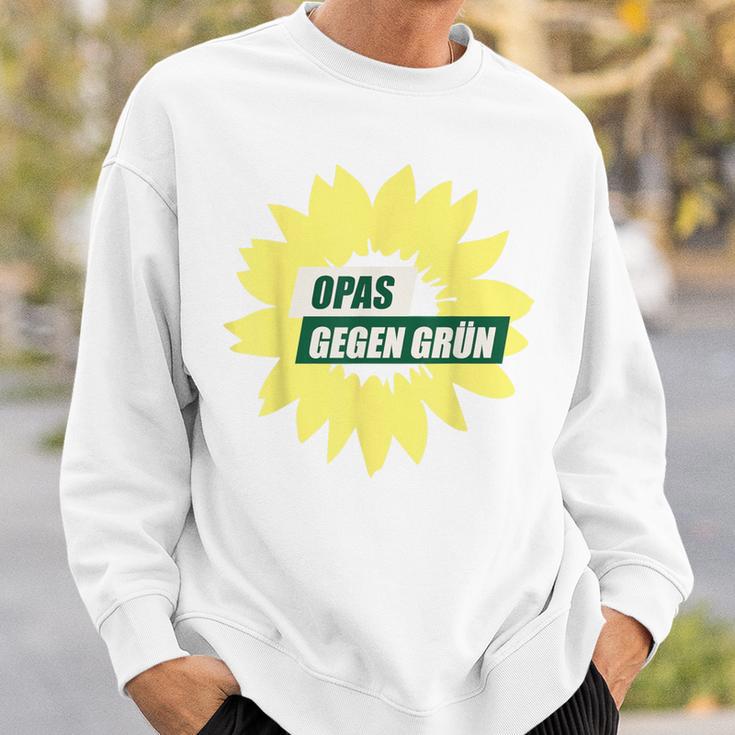 Opas Gegen Links Green Sweatshirt Geschenke für Ihn