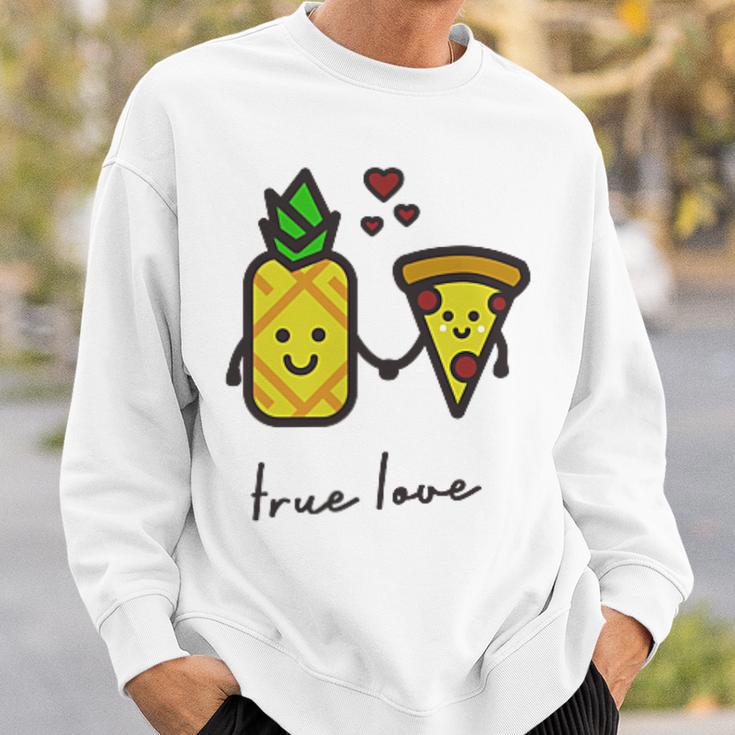 Pizza Hawaii True Love Pizza Love Sweatshirt Geschenke für Ihn