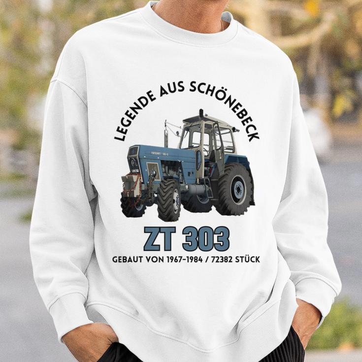 Progress Zt 303 Tractor Legend From Schönebeck Gray Sweatshirt Geschenke für Ihn