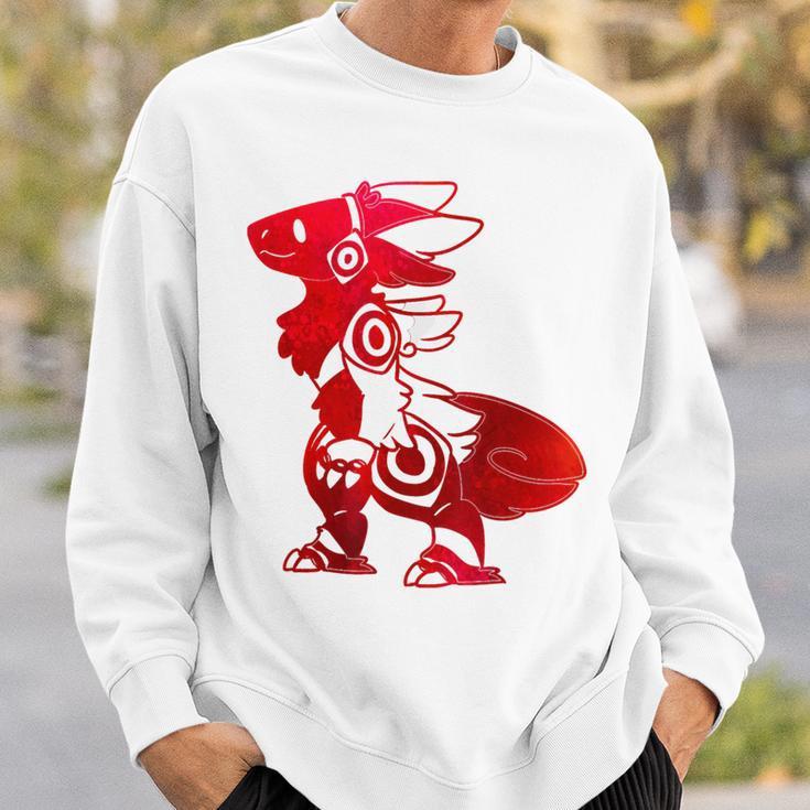 Protogen Fursuit Furry Red Krawattenfarbe Fursona Sweatshirt Geschenke für Ihn