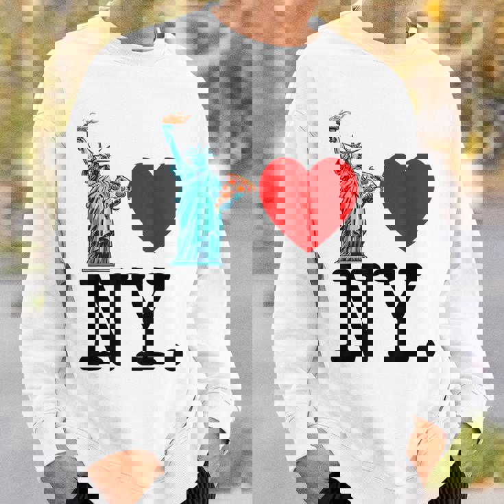 I Really Heart Love New York Ny Pizza Love Ny New York Pizza Sweatshirt Gifts for Him