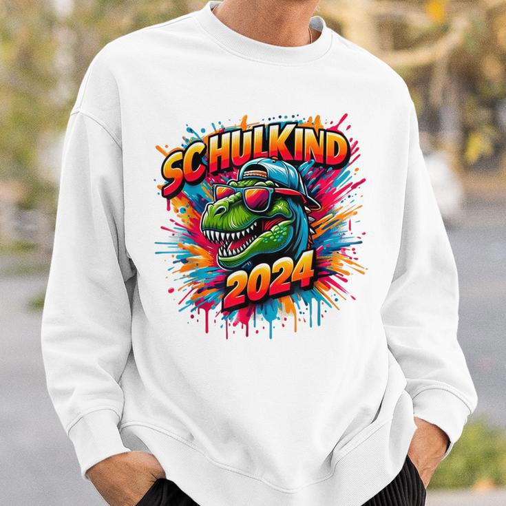 Schulkind 2024Rex Dino School Sweatshirt Geschenke für Ihn