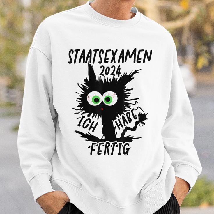 Staatsexamen 2024 Ich Habe Fertig Gray Sweatshirt Geschenke für Ihn