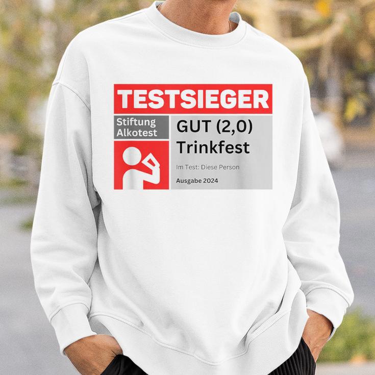 Test Winner Stiftung Alkotest Gut Trinkfest Malle Bumsbar Sweatshirt Geschenke für Ihn