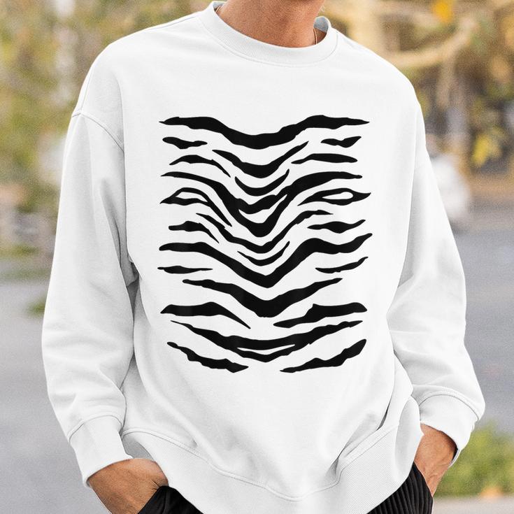 Tiger Costume Pattern Tiger Costume Tiger Pattern Animal Costume Orange Sweatshirt Geschenke für Ihn