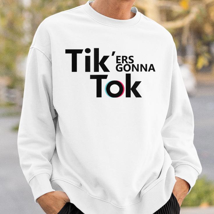 Tik'ers Gonna Tok Gray Sweatshirt Geschenke für Ihn