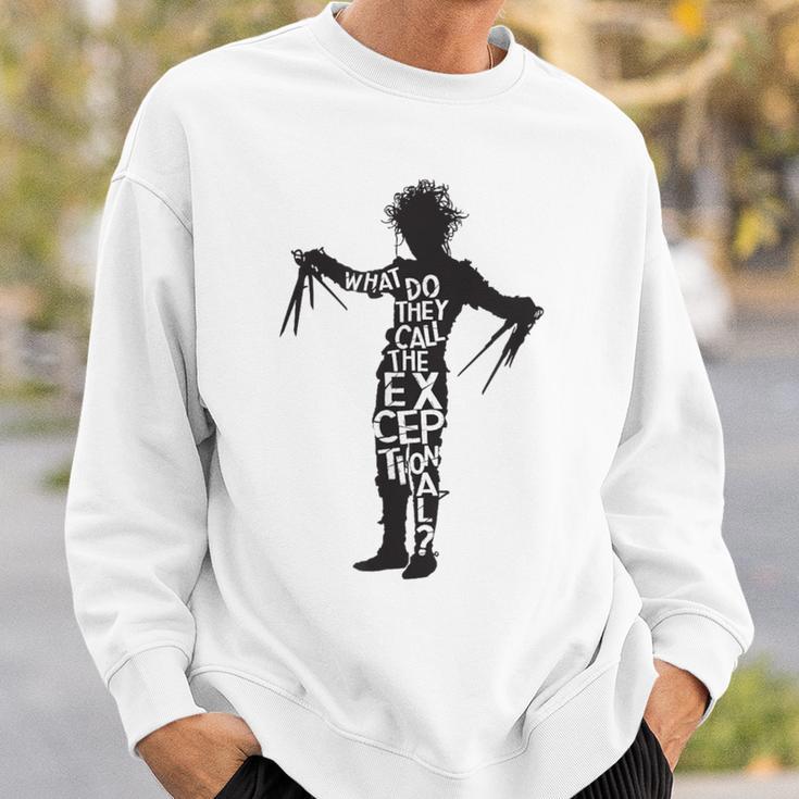 Tim Burton's Edward Scissorhands Movie Quote Sweatshirt Geschenke für Ihn