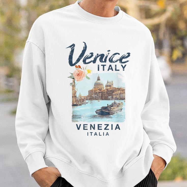 Venice Italy Enice Italiaintage Sweatshirt Geschenke für Ihn