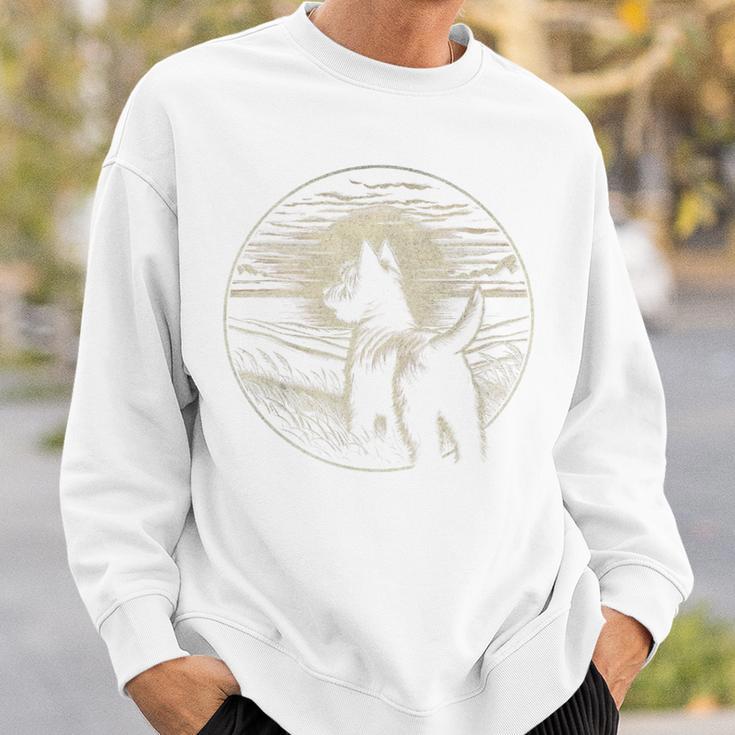 Vintager Cairn-Terrier-Hund Sweatshirt Geschenke für Ihn