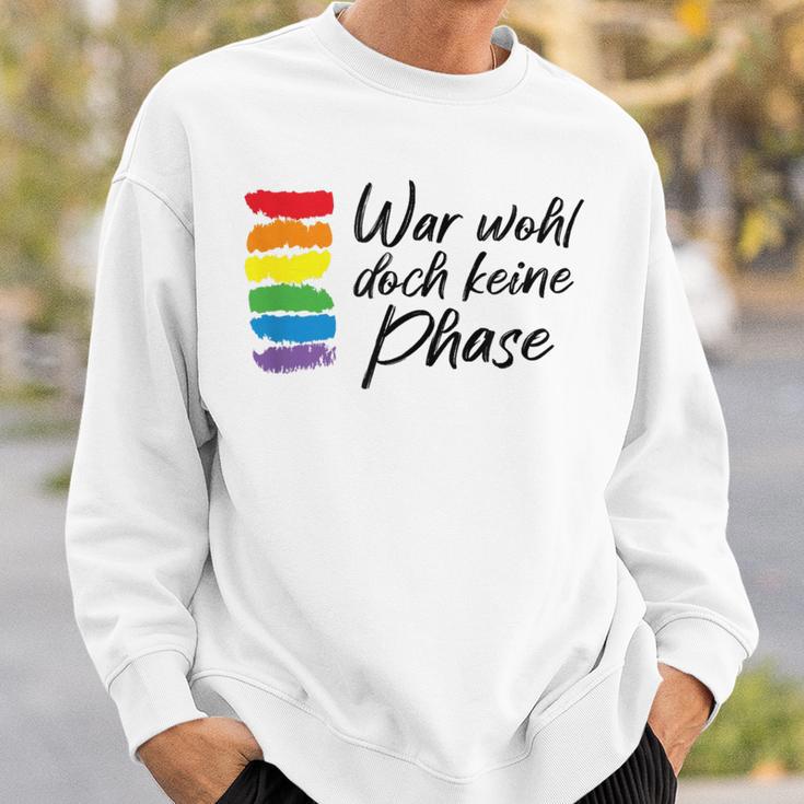 War Wohl Doch Keine Phase Mit Regenbogen Gay Flagge Lgbtq Sweatshirt Geschenke für Ihn