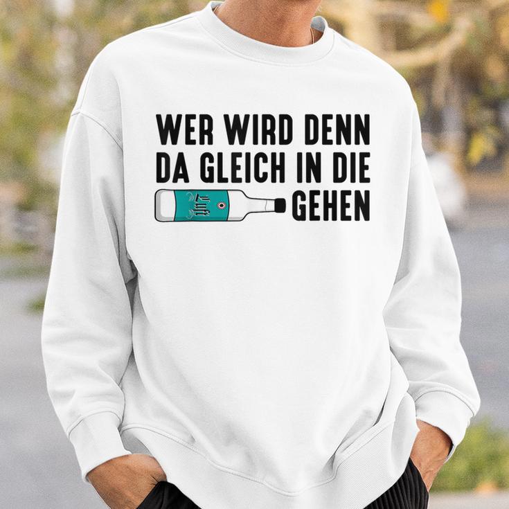 Wer Wird Denn Da Gleich In Die Luft Gehen X Mint Liqueur Mint Sweatshirt Geschenke für Ihn