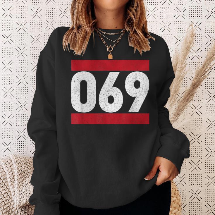 069 Frankfurt City Hip Hop Sweatshirt Geschenke für Sie