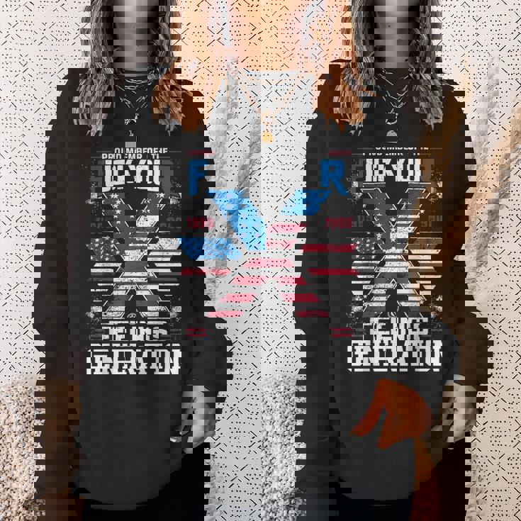 4Th Of July Proud Member Of The Fuck Your Feelings Gen X Usa Sweatshirt Gifts for Her