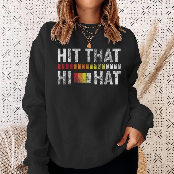 808 Hit That Hi Hat Roland 808 Drum Machine Sweatshirt Geschenke für Sie