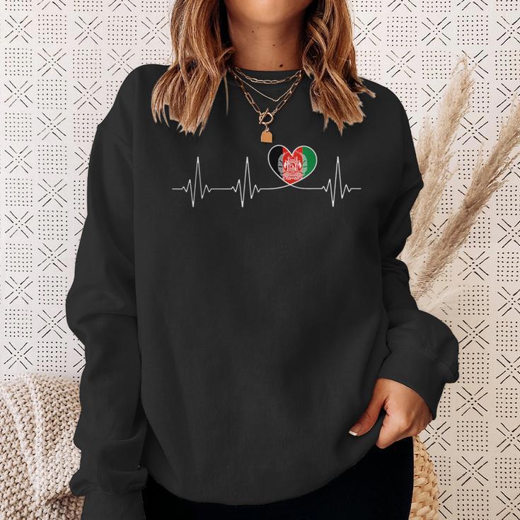 Afghanistan Love And Afghan Flag For Afghanistan Sweatshirt Geschenke für Sie