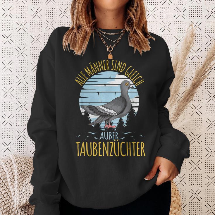 Alle Männer Sind Gleich Except Taubenzüchter Tauben Sweatshirt Geschenke für Sie