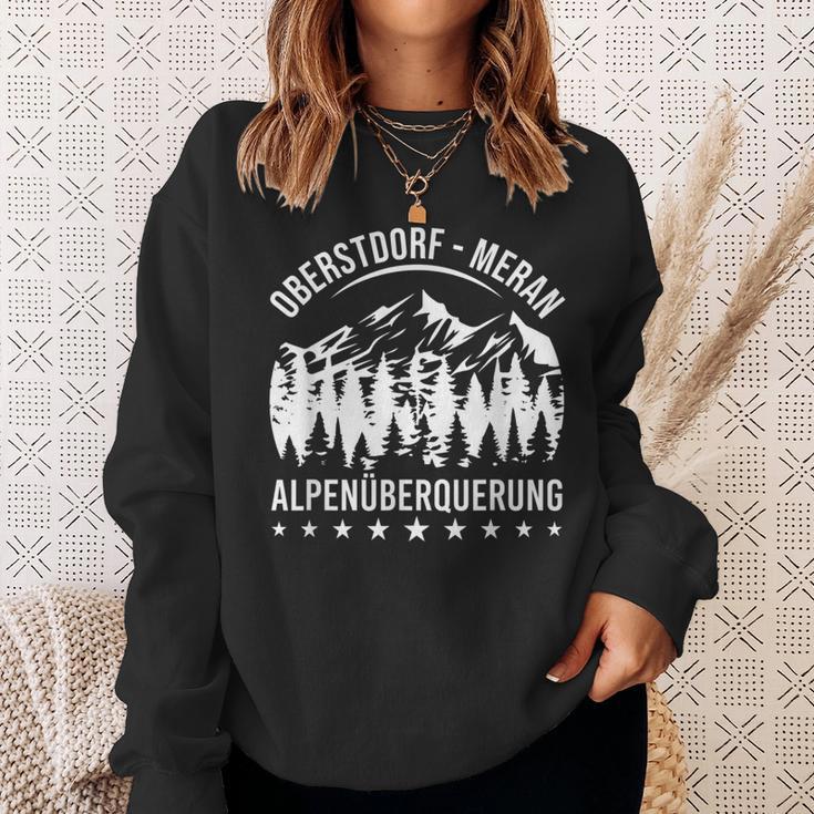 Alpenüberquerung Oberstdorf Merano E5 Alpine Crossing Sweatshirt Geschenke für Sie