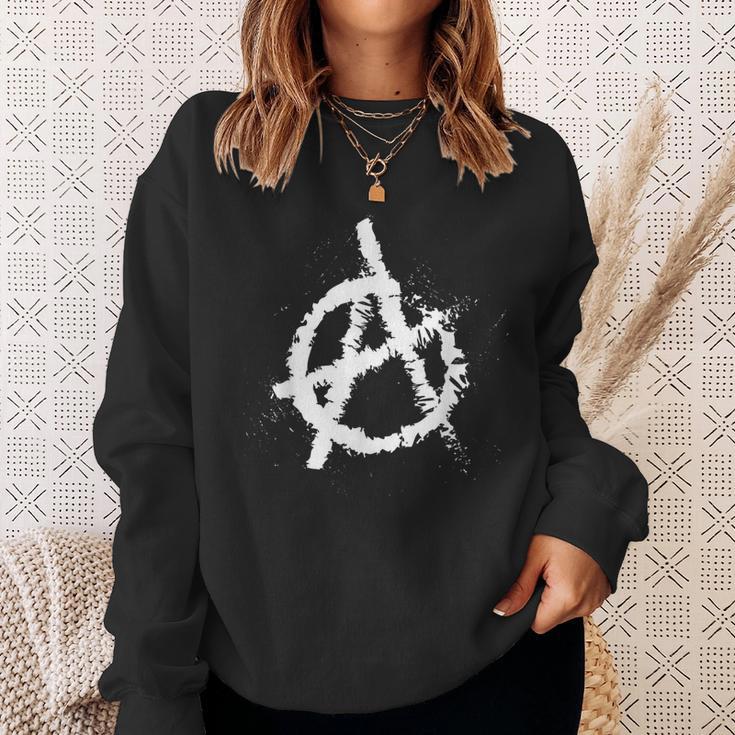 Anarchy Symbol Anarchy Punk Graffiti Punk Rock Sweatshirt Geschenke für Sie