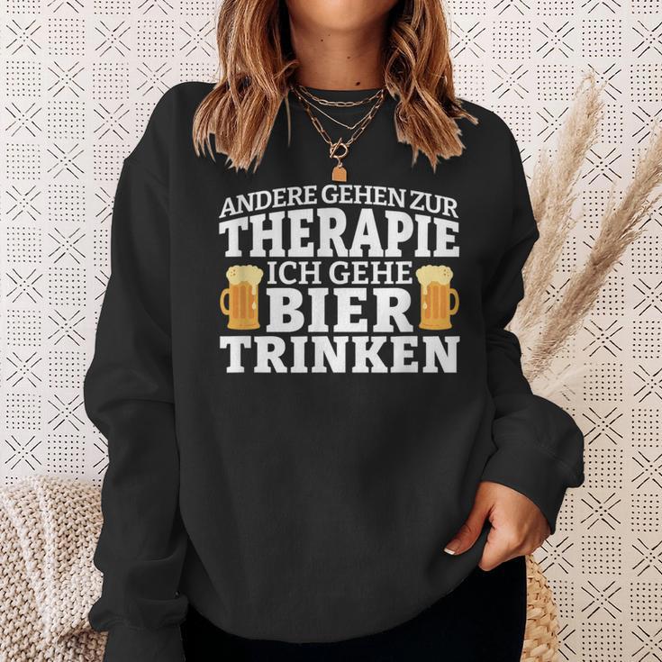 Andere Gehen Zur Therapie Ich Gehe Bier Trinken Sweatshirt Geschenke für Sie