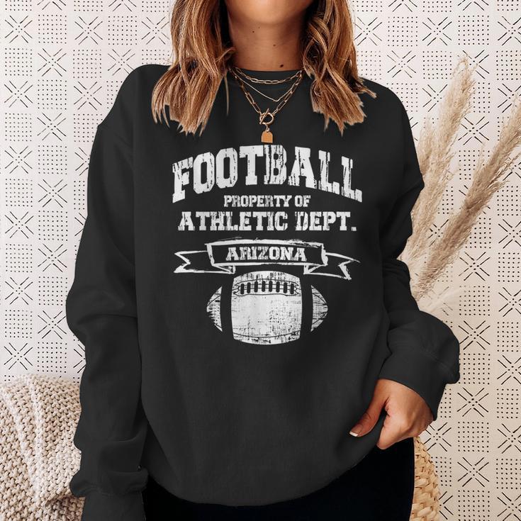 Arizona Football Property Of Athletic Dept Retro Grunge Sweatshirt Geschenke für Sie