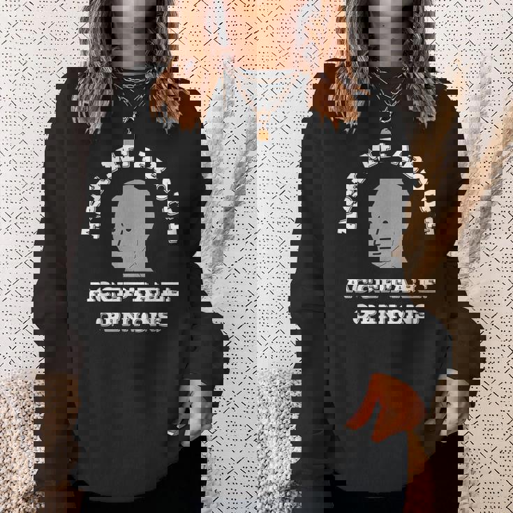 Ask Me About Accettabili Opinioni Npc Sjw Wojak Meme Felpa Regalos para ella