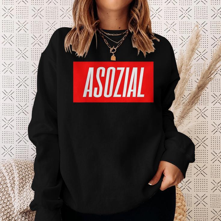 Asozial Sweatshirt Geschenke für Sie