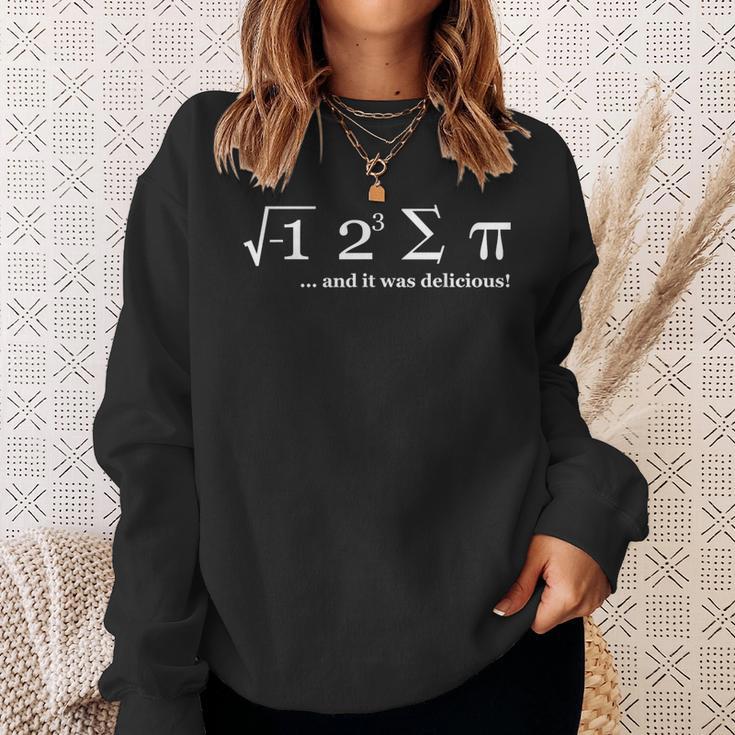 I Ate Some Pie Geek Nerd Math Physics Pi Sweatshirt Geschenke für Sie