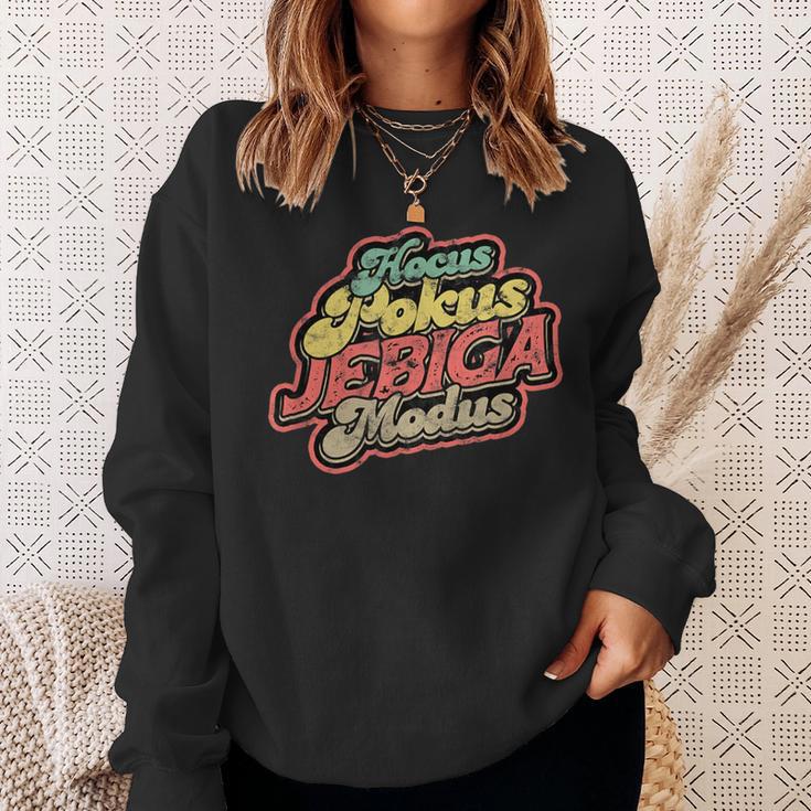 Balkan Jugo Spruch Hocus Pokus Jebiga Modus Sweatshirt Geschenke für Sie