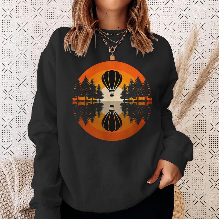 Balloon Driver Balloon Ride Balloon Pilot Outdoor Hot Air Balloon S Sweatshirt Geschenke für Sie