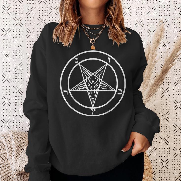 Baphomet Pentagram Inverted Pentagram Sweatshirt Geschenke für Sie