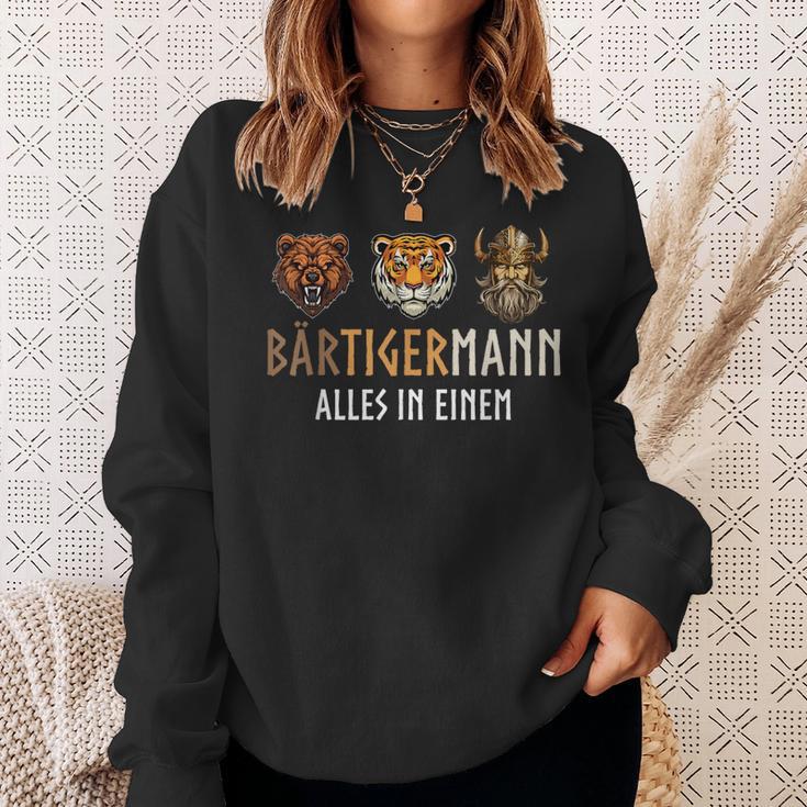 Bärtigermann Alles In Einemiking Wikinger Sayings Sweatshirt Geschenke für Sie