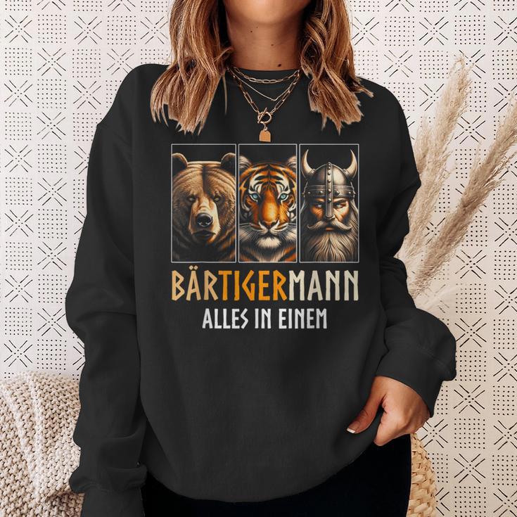 Bärtigermann All In One Retroiking Sweatshirt Geschenke für Sie