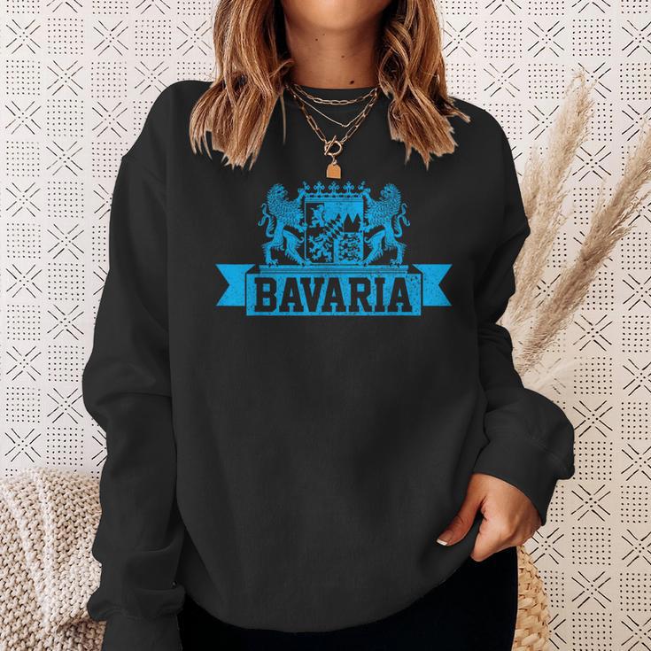 Bavaria Bavaria Bavarian Flag Pride Souvenir Sweatshirt Geschenke für Sie