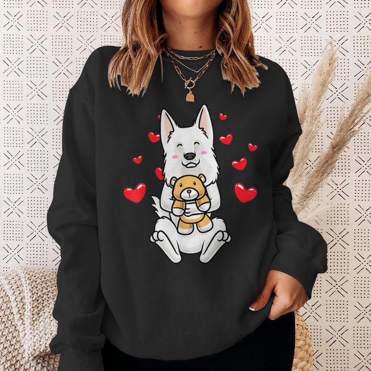 Berger Blanc Suisse Dog Swiss Shepherd Dog Sweatshirt Geschenke für Sie