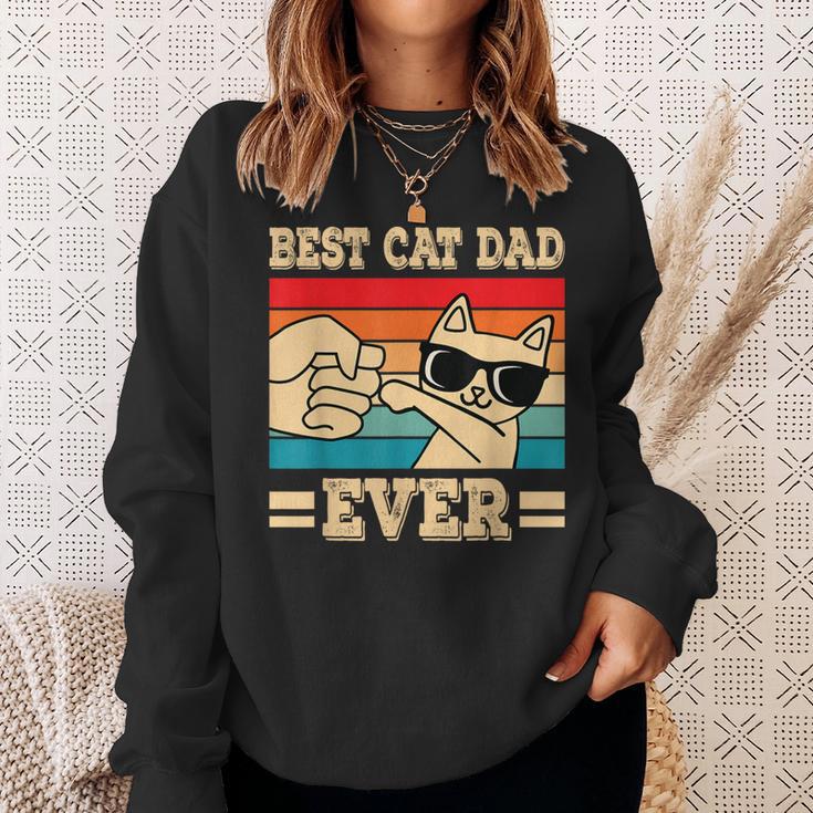 Best Cat Dad Ever Cat Sweatshirt Geschenke für Sie