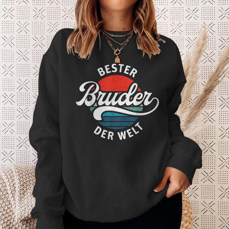 Bester Bruder Der Welt Retrointage Saying Brudi Sweatshirt Geschenke für Sie