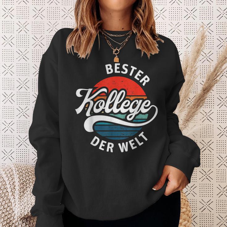 Bester Kollege Der Welt For Leaving Or Anniversary Sweatshirt Geschenke für Sie